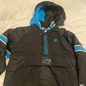 Carolina Panthers Starter Pro Line Winter Jacket Coat